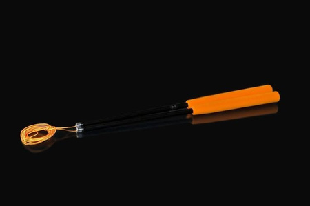 Carbon 35cm kije do diabolo kolor POMARAŃCZOWY Henry`s